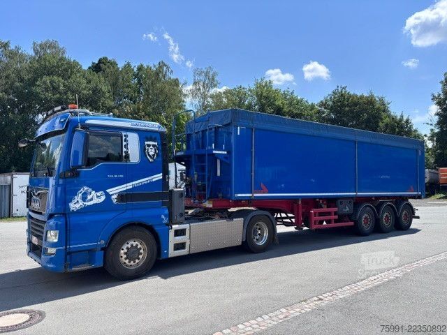 Kipper Auflieger STAS Getreidekipper Alu Kastenmulde S300CX