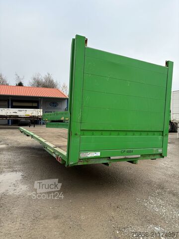 Anhänger-Wechselpritsche Krone BDF 7,45m TOP Zustand Zurringe