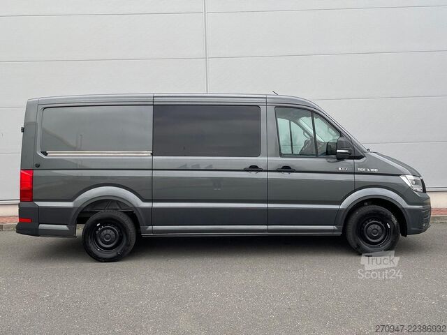 Ploščati dostavnik MAN TGE 3.180 L3H2 MIXTO 4x4 AUTOM ACC STANDH SITZH