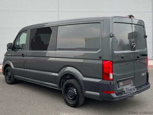 Ploščati dostavnik MAN TGE 3.180 L3H2 MIXTO 4x4 AUTOM ACC STANDH SITZH