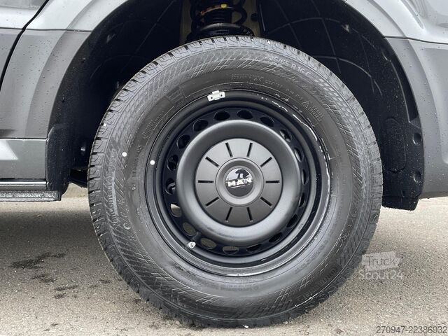 Ploščati dostavnik MAN TGE 3.180 L3H2 MIXTO 4x4 AUTOM ACC STANDH SITZH
