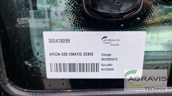 Трактор Claas ARION 630 CMATIC CEBIS