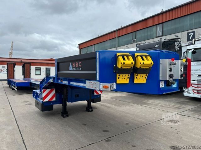 Semirimorchio ribassato  GVN TIEFLADER*AUZIEHBAR 6 M*LENKACHSE*PEN