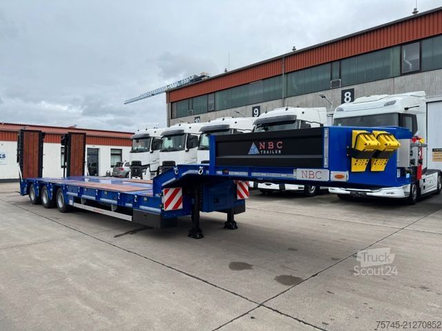 Semirimorchio ribassato  GVN TIEFLADER*AUZIEHBAR 6 M*LENKACHSE*PEN