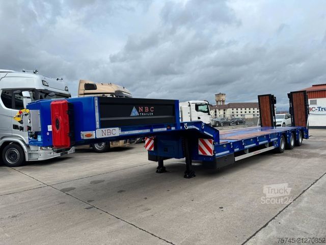 Semirimorchio ribassato  GVN TIEFLADER*AUZIEHBAR 6 M*LENKACHSE*PEN