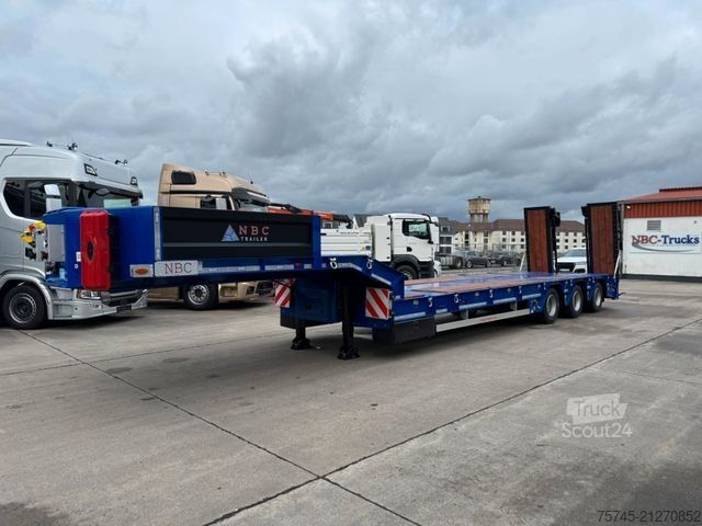 Semirimorchio ribassato  GVN TIEFLADER*AUZIEHBAR 6 M*LENKACHSE*PEN