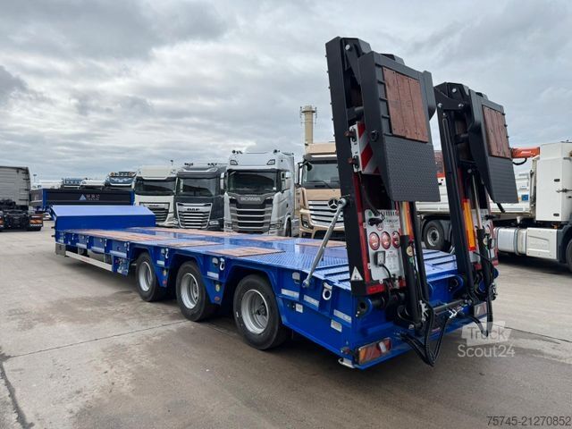 Semirimorchio ribassato  GVN TIEFLADER*AUZIEHBAR 6 M*LENKACHSE*PEN