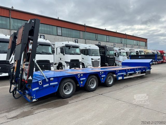 Semirimorchio ribassato  GVN TIEFLADER*AUZIEHBAR 6 M*LENKACHSE*PEN