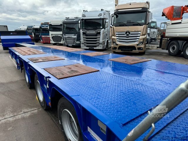 Semirimorchio ribassato  GVN TIEFLADER*AUZIEHBAR 6 M*LENKACHSE*PEN