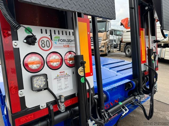 Semirimorchio ribassato  GVN TIEFLADER*AUZIEHBAR 6 M*LENKACHSE*PEN