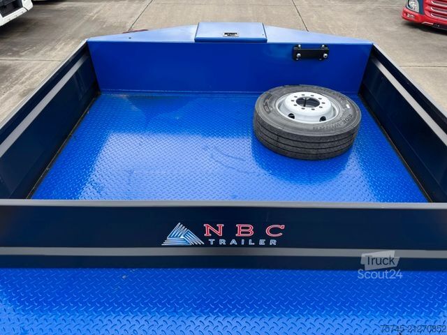 Semirimorchio ribassato  GVN TIEFLADER*AUZIEHBAR 6 M*LENKACHSE*PEN