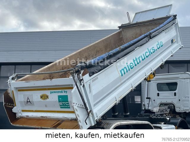 Kipper LKW MERCEDES-BENZ 4143 K Meiller Bordmatik Mietkauf