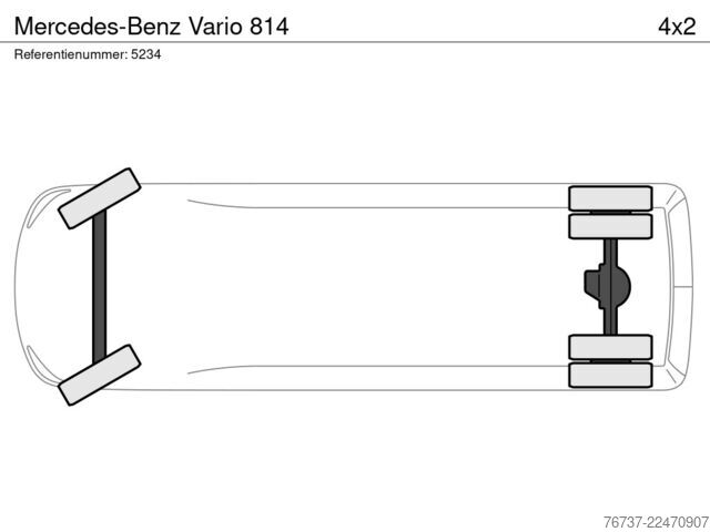 Bestelwagen Mercedes-Benz Vario 814