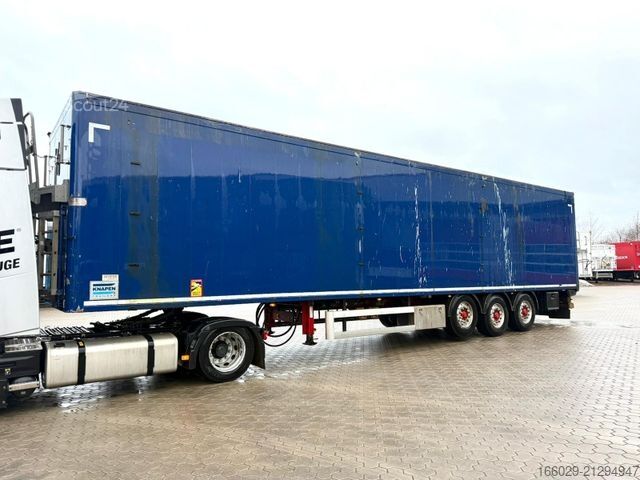 Semi-remorque à plancher roulant KNAPEN K200 Schubboden 92m³