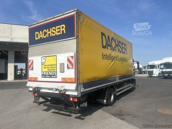 Platós teherautó ponyvával IVECO EUROCARGO 160E PLANE, LBW DHOLLANDIA , MOTORPROBLEM