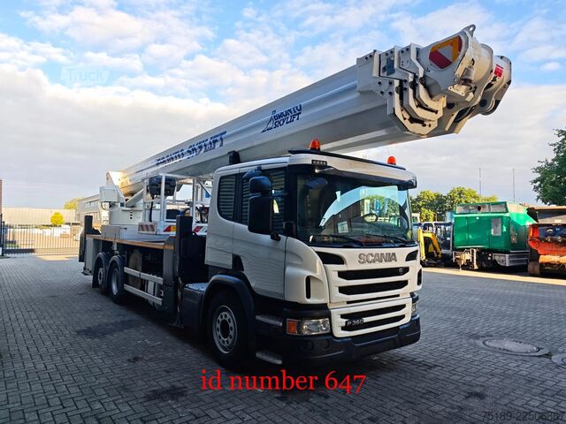 Emelőplatform Scania P360 6x2 Bronto Skylift S56XR