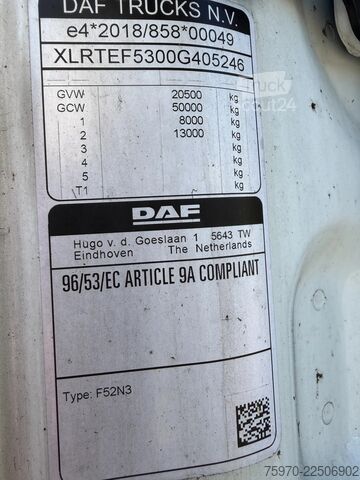 Standard-SZM DAF XG 480 STANDKLIMA  ALCOA  ACC  SPOILERS