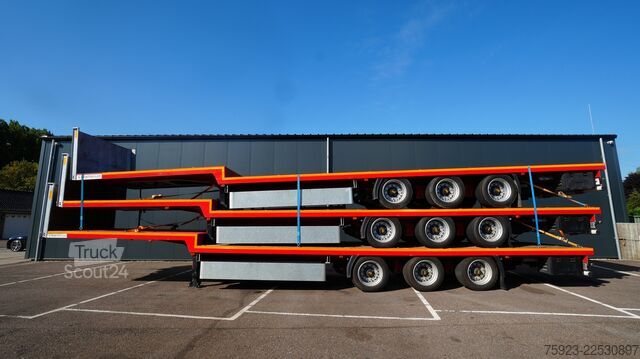 Pusiau mažo įkrovimo įrenginys Reistreyler 3 axle semi low loader