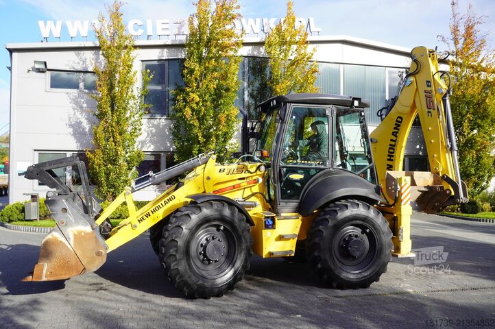 Baggerlader New Holland B 115 C backhoe loader / 1000 MTH !