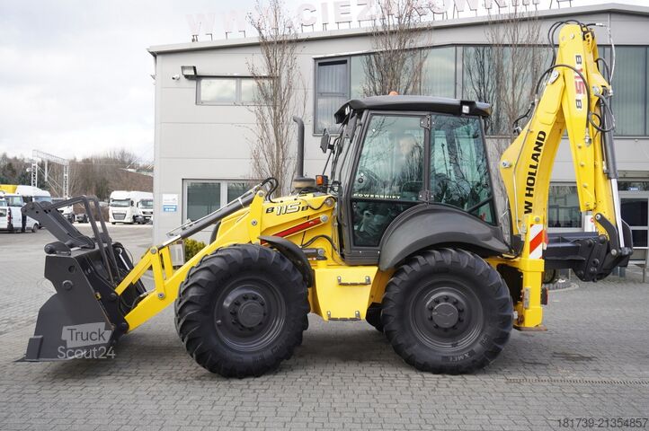 Baggerlader New Holland B115B backhoe loader / 4600 MTH ! / 2020