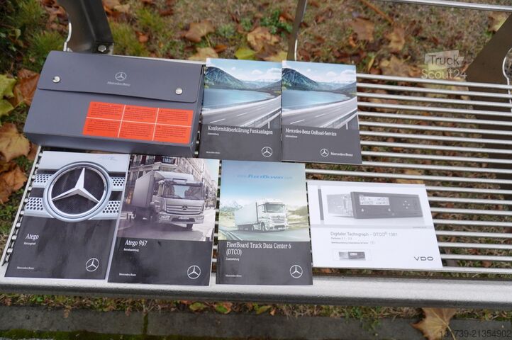 Autovežis su kranu Mercedes-Benz Atego 818 / New Galvanized