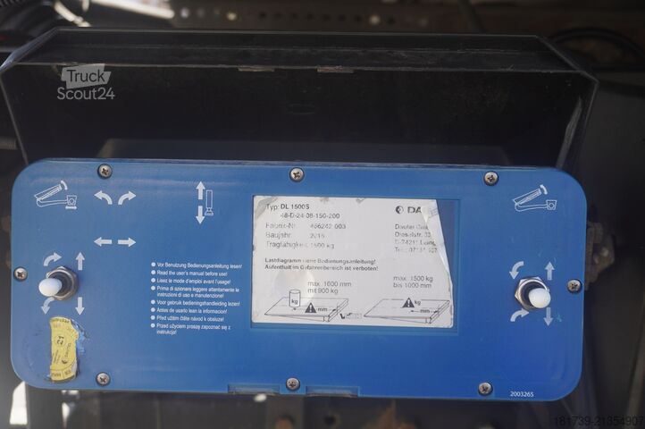 Konteineris Mercedes-Benz Atego 818 / Box superstructure / DAUTEL