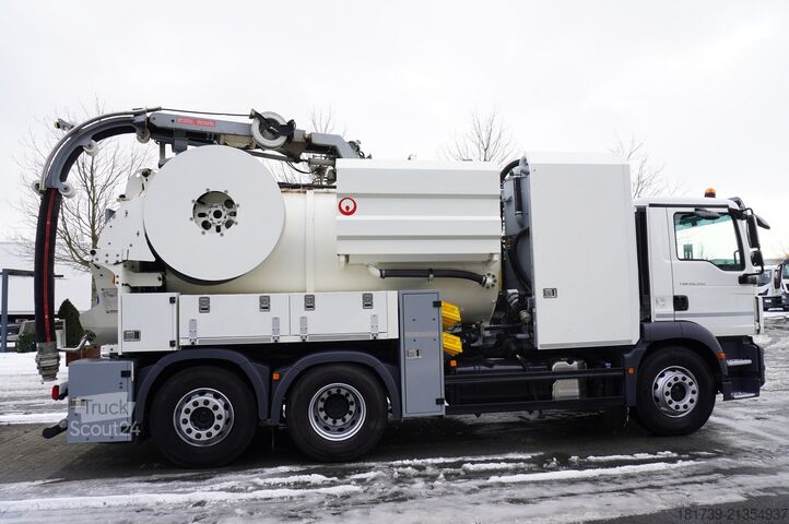 Асенізатор MAN TGM 26.340 E6 / RIVARD sewage cleaner 11