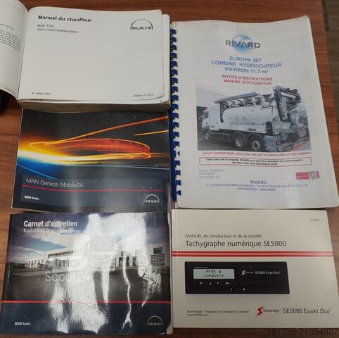 Асенізатор MAN TGM 26.340 E6 / RIVARD sewage cleaner 11