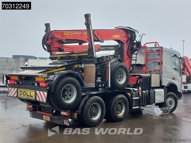 Houtvoertuig Volvo FMX 540 FMX 6X6 6x6 Palfinger Epsilon S260L87 w...