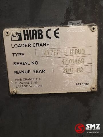 Bras de grue Hiab Occ Autolaadkraan Hiab 477-5 + radio