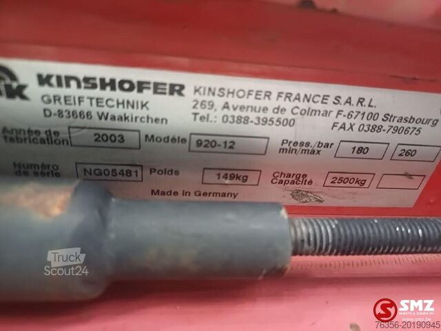 Kraanarm Kinshofer Occ container discharge KM920-12 Kinshofer
