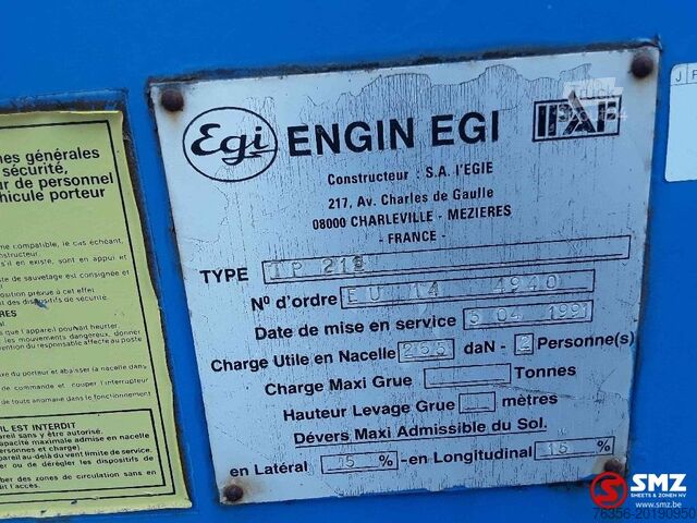 Kraanarm Diversen Occ hoogtewerker Engin EGI TP21