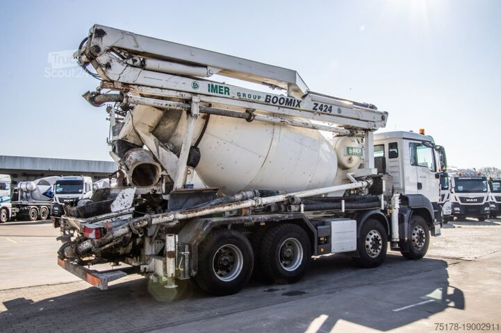 Бетононасос MAN TGS 35.400+PUMI+BOOMIXZ424