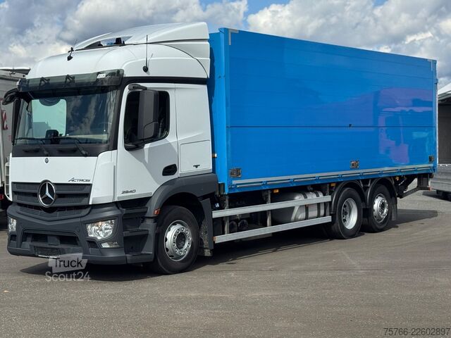 Içecek kamyonu MERCEDES-BENZ ACTROS 2540 L / E6 / LBW / LENKACHSE / 19 PAL