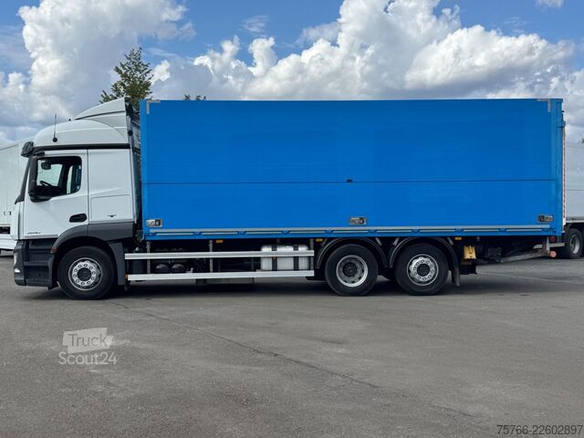 Içecek kamyonu MERCEDES-BENZ ACTROS 2540 L / E6 / LBW / LENKACHSE / 19 PAL