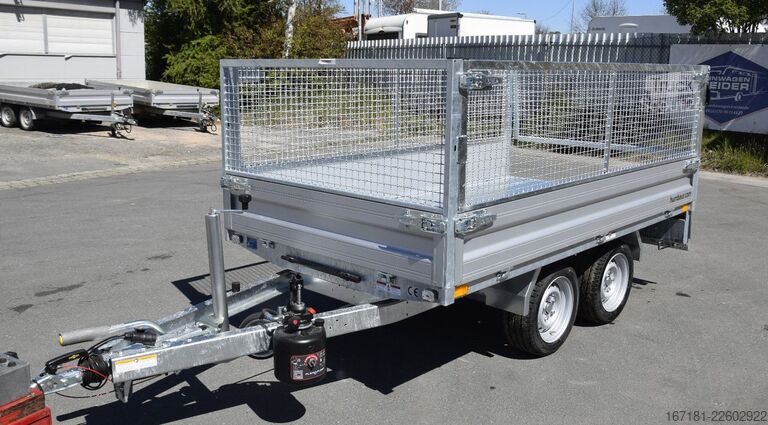 Aanhangwagen HUMBAUR HUK 272715 Kipper mit Gitteraufsatz, FlexEPumpe