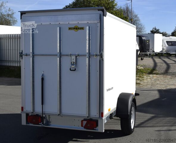 Remorque à caisse HUMBAUR Kofferanhänger HK 132513-15P mit Überfahrwand