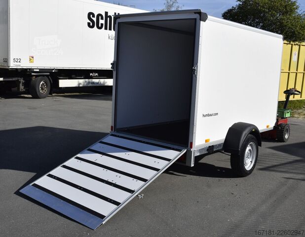 Remorque à caisse HUMBAUR Kofferanhänger HK 132513-15P mit Überfahrwand