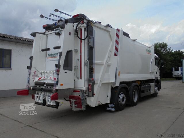 شاحنة جمع القمامة MAN TGS 26.360 6x2-4 / Zöller Medium X2