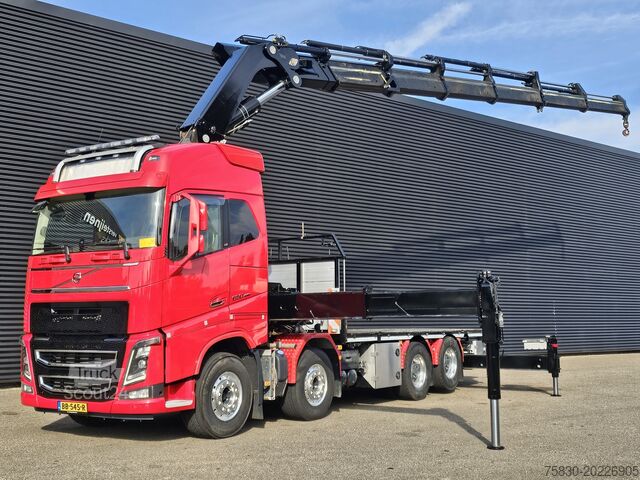 Laadplatform Volvo FH 16.650 8x4 / HIAB 105 t/m CRANE / KRAN
