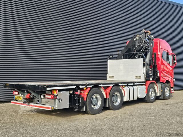 Nakladalna ploščad Volvo FH 16.650 8x4 / HIAB 105 t/m CRANE / KRAN