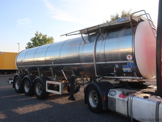 Tanksemitrailer Feldbinder TSA 20.3 20.000 Liter Lebensmitteltank 1 Kammer