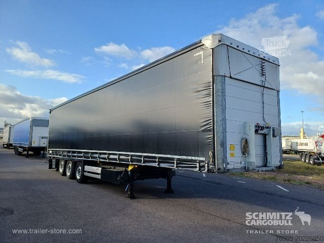 Åben sættevogn med presenning Schmitz Cargobull Curtainsider Mega Getränke