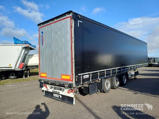 Отворено полуремарке с брезент Schmitz Cargobull Curtainsider Mega Getränke