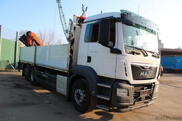 Teherautóra szerelt daru MAN 26.420 6x2 KRAN PALFINGER PK18502 FUNK Nr: 288