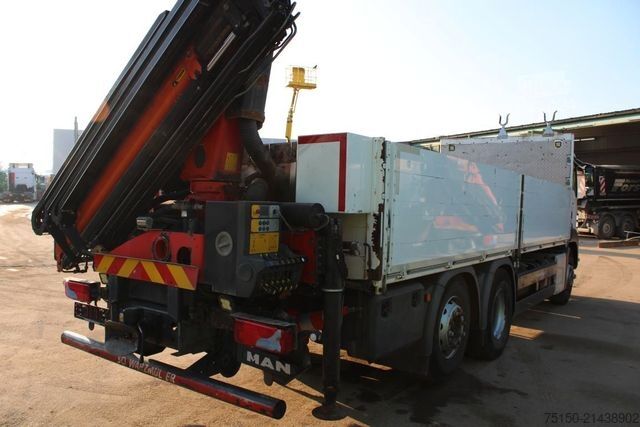 Teherautóra szerelt daru MAN 26.420 6x2 KRAN PALFINGER PK18502 FUNK Nr: 798