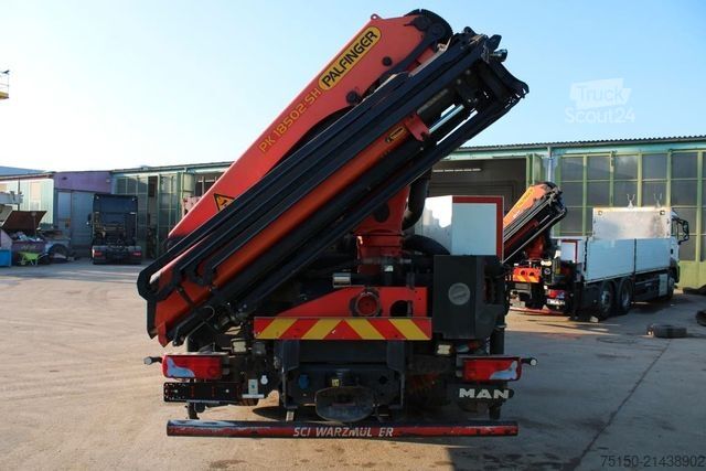 Teherautóra szerelt daru MAN 26.420 6x2 KRAN PALFINGER PK18502 FUNK Nr: 798