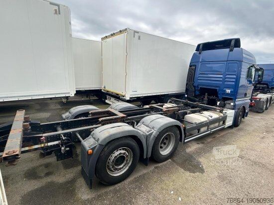 Ladbil med udskifteligt lad MAN TGX 26.440 XLX 6X2 LIFTACHSE,  EURO 6, MOTORSCHADEN, ENGINE DAMAGE!