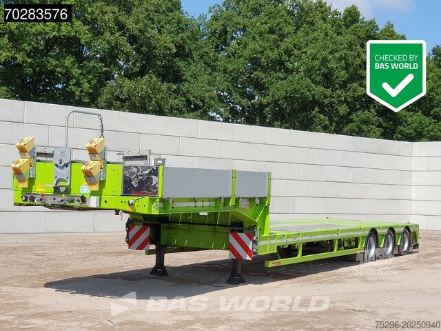 Chargeur bas Faymonville F-S43-1AAF 3 axles Extendable Twistlocks 3x Hyd...