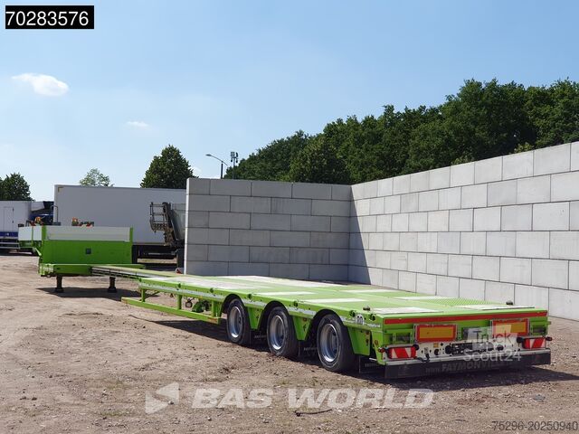 Chargeur bas Faymonville F-S43-1AAF 3 axles Extendable Twistlocks 3x Hyd...